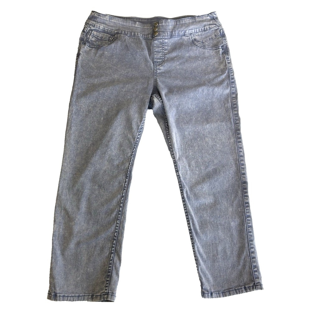 Soft Surrounding Pull on Size M Distressed Wash Effortless Grandmacore Comfort